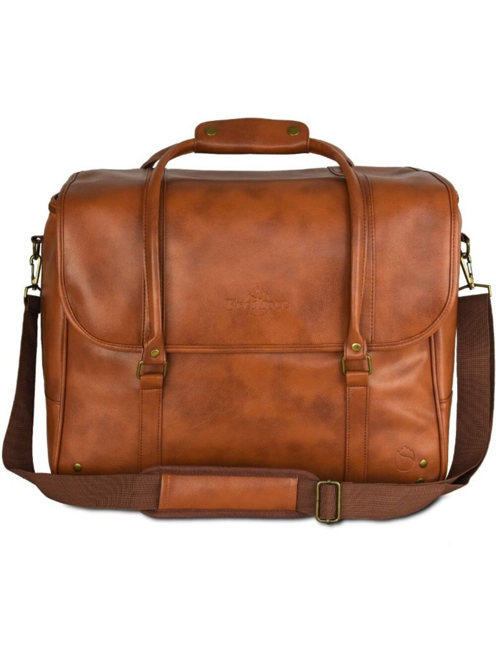 Insulated Wine Bottle Carrier Tote - Premium Leather Travel Bag for Wine Lovers